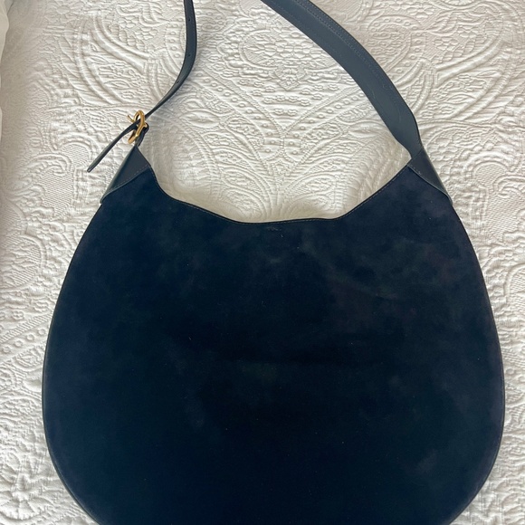 Polo Ralph Lauren - Polo ID Large Suede Shoulder Bag - Picture 2 of 9